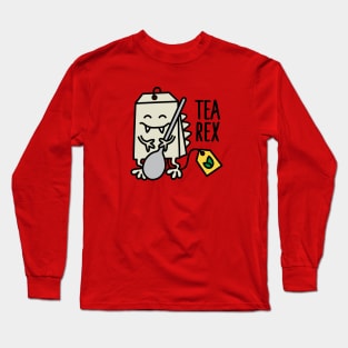 Tea Rex ( T-rex ) Long Sleeve T-Shirt